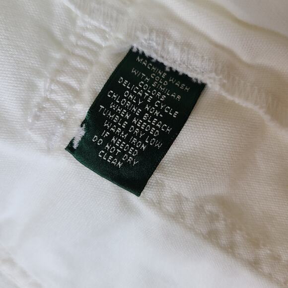 Lauren Ralph Lauren Women's Ivory Officer Utility Jacket Gold Buttons Large - Picture 3 of 10